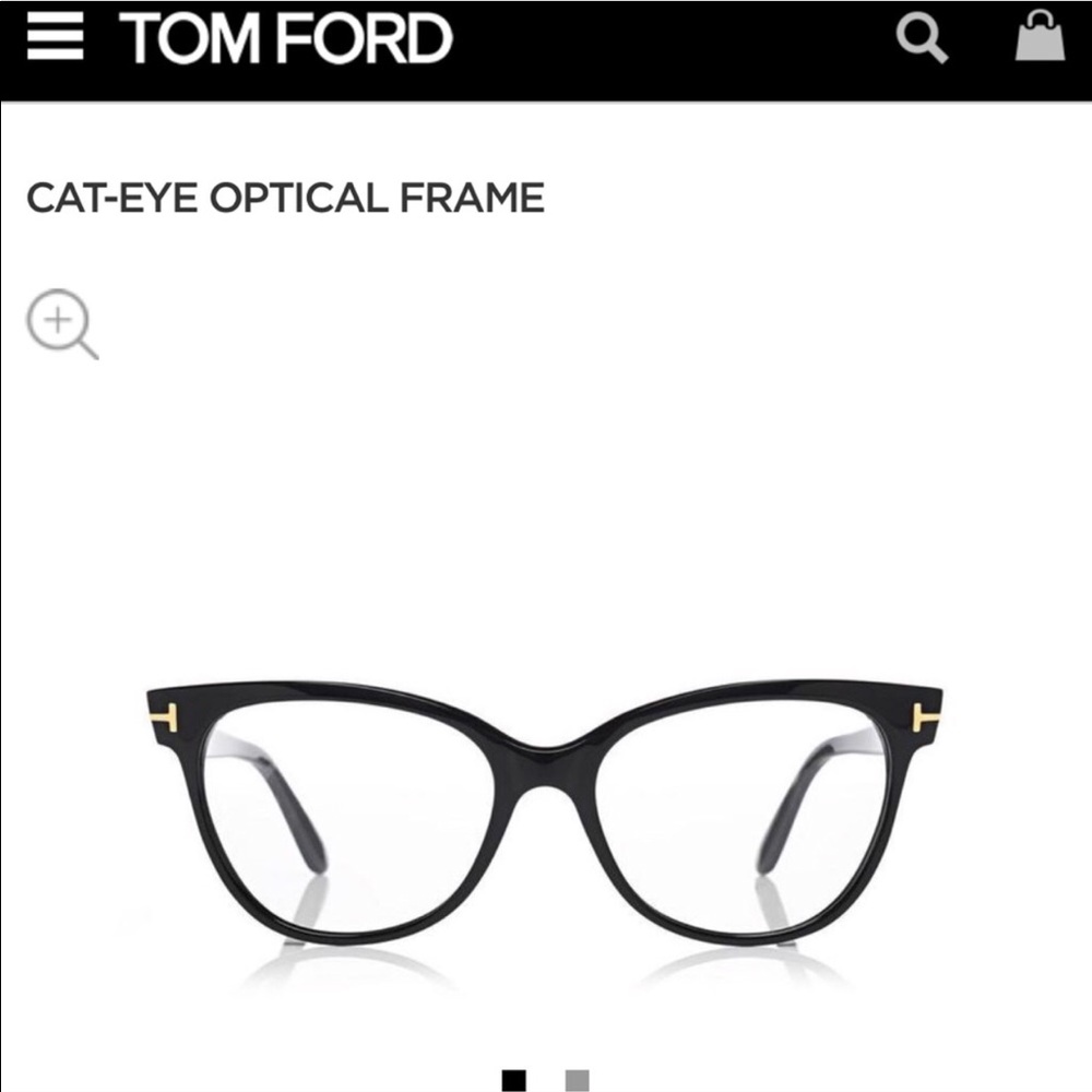 Tom Ford Cat-Eye Eyeglasses in Black